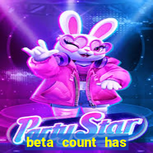 beta count has changed pt br